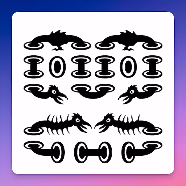 Teranoptia - 一个奇特的「生物组合体」开源字体 13