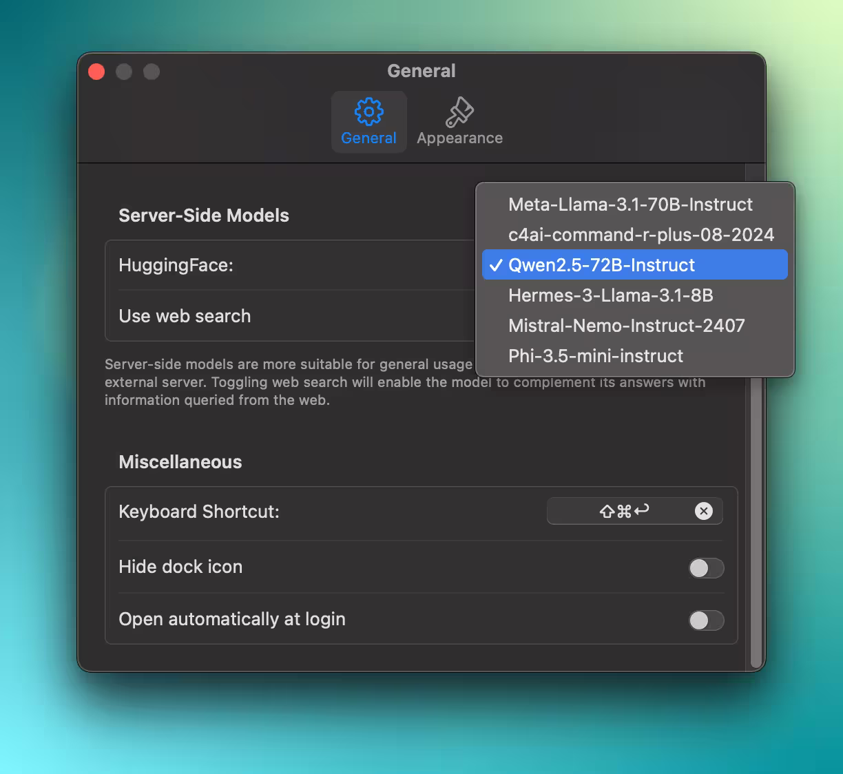 HuggingChat 发布 macOS 客户端|Hugging Face 的聊天机器人 2 HuggingChat 发布 macOS 客户端|Hugging Face 的聊天机器人 1