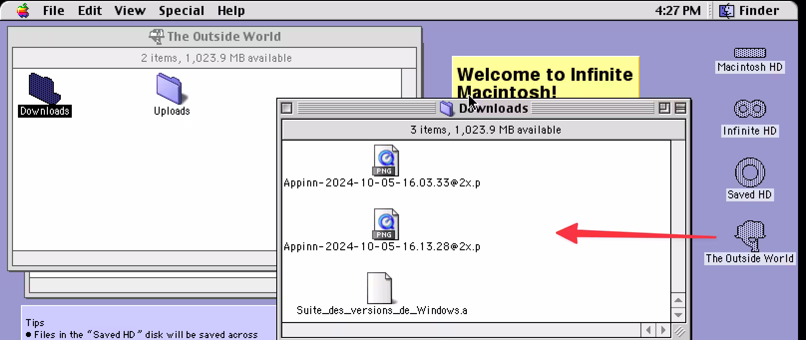Infinite Mac - 从1984 到 2001,在线体验 63 个版本的 Mac 苹果系统 4 Infinite Mac - 从1984 到 2001,在线体验 63 个版本的 Mac 苹果系统 3