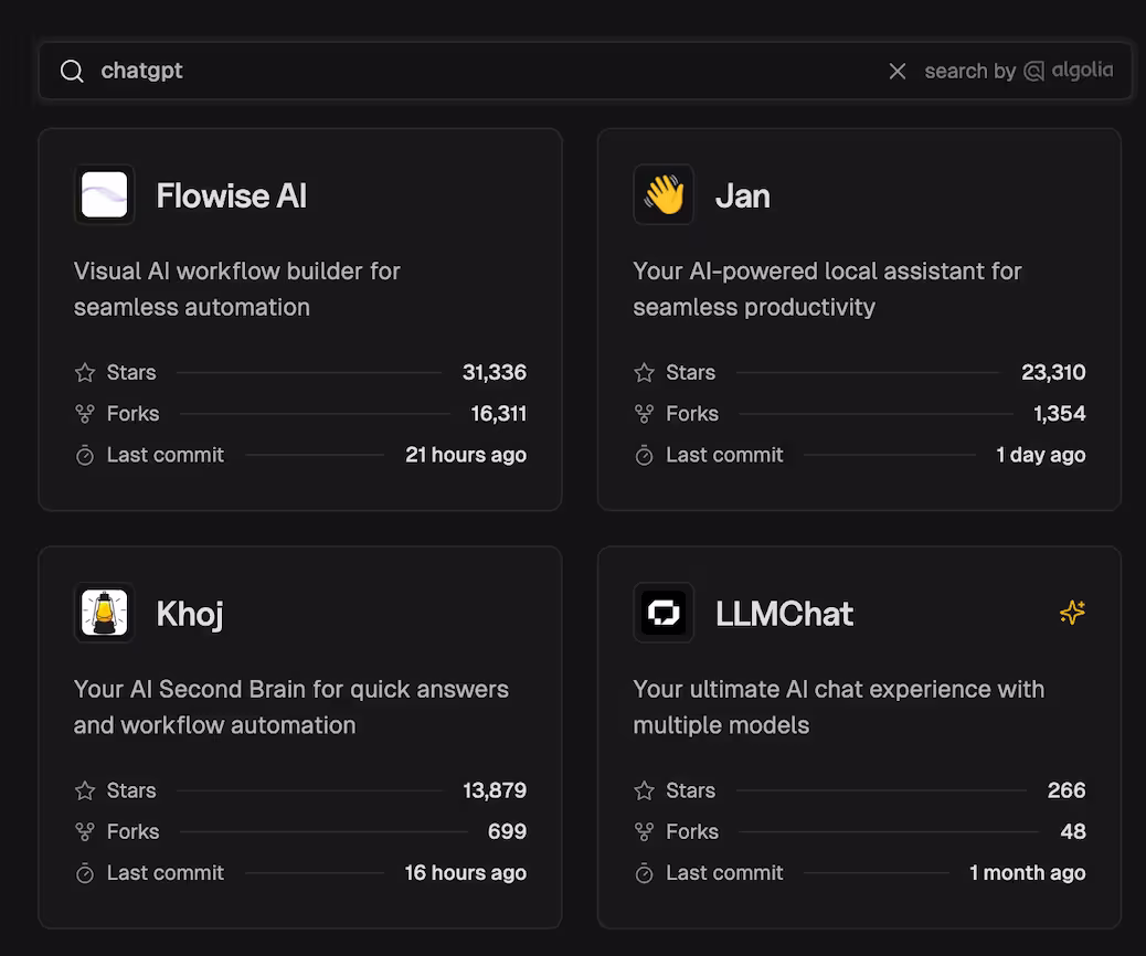 查找免费开源替代品:用 OpenAlternative 替换你的付费 SaaS 软件 3 查找免费开源替代品:用 OpenAlternative 替换你的付费 SaaS 软件 2