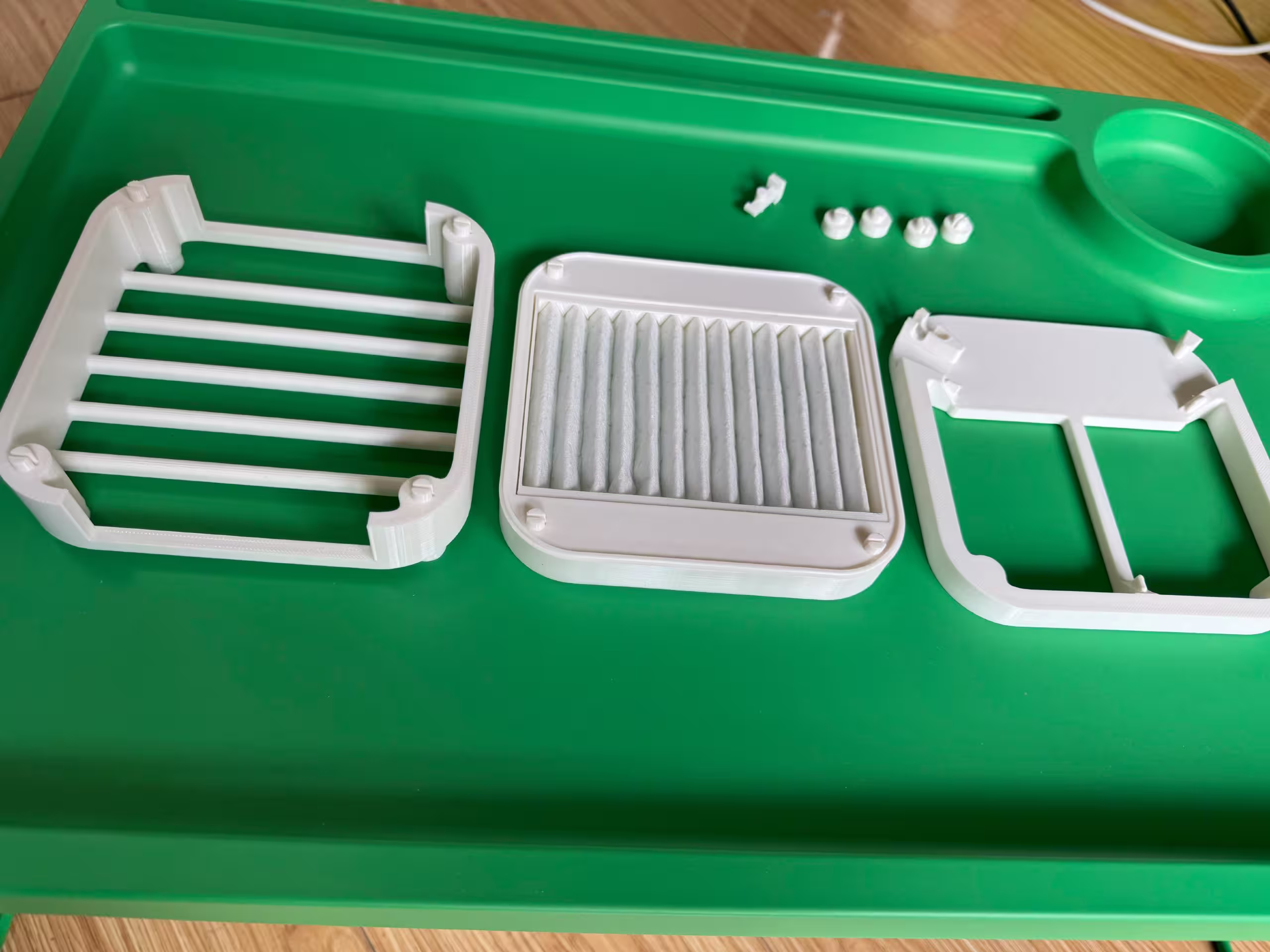 Mac mini M4 专用防尘底座 3D 模型,可换滤纸,带硬盘仓 3 Mac mini M4 专用防尘底座 3D 模型,可换滤纸,带硬盘仓 3